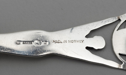 Norwegian Silver Liberation Spoon - Norge 1945, Thorvald Marthinsen
